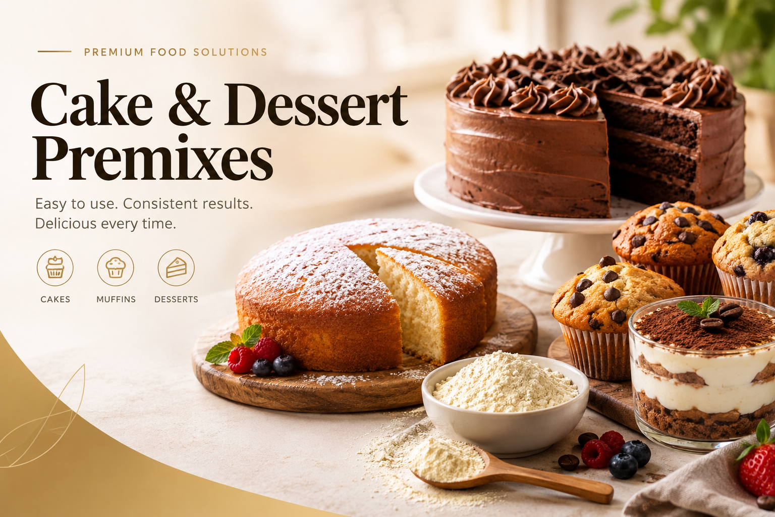 Cake & Dessert Premixes