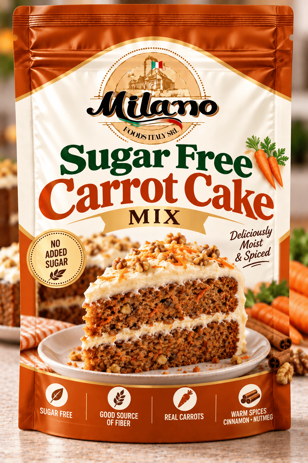 SUGAR FREE CARROT CAKE MIX